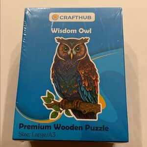 CraftHub Owl Premium Wooden Puzzle